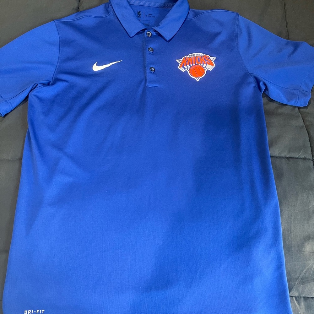 Nike Royal Blue Polo Shirt with Team Logo